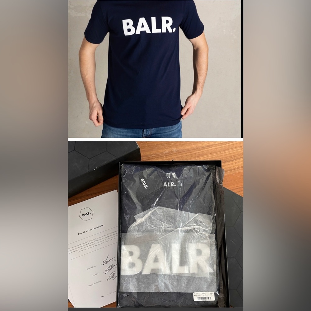 BALR. t-shirt brand new w/ tags, authenticity card & box.  Size XXL (runs small)